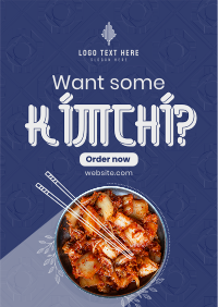 Order Healthy Kimchi Poster