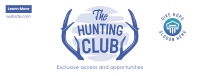 The Hunting Club Facebook Cover Image Preview