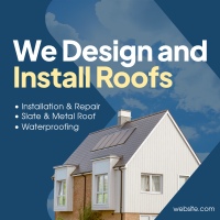 Install Roofing Needs Instagram Post