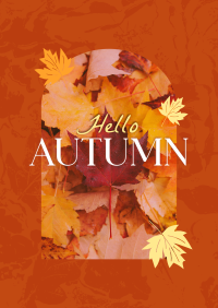 Hello There Autumn Greeting Flyer