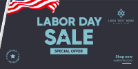 Labor Day Sale Twitter Post