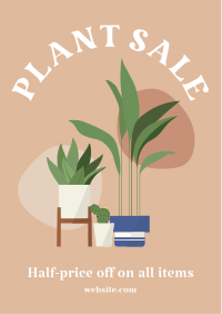 Quirky Plant Sale Flyer