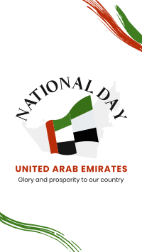 National UAE Flag Instagram Story