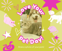 Share your Pet's Photo Facebook Post