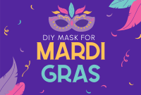 Mardi Gras Celebration Pinterest Cover Image Preview