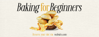 Baking for Beginners Facebook Cover Design