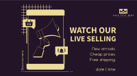 Live Selling Notice Facebook Event Cover