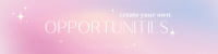 Dream Sparkling Gradient LinkedIn Banner