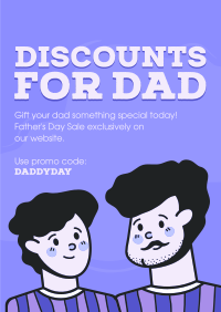 Daddy Day Discounts Poster