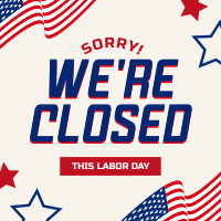 Labor Day Hours Linkedin Post Design