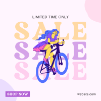 Pedal Your Way Sale Linkedin Post