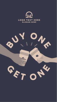 Buy One Get One Coffee Instagram Story