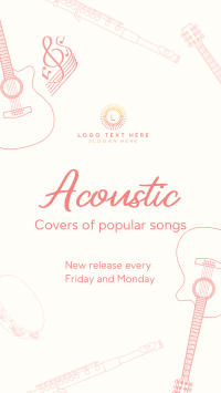 Acoustic Music Covers Instagram Story