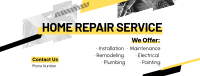 Modern Repair Service Facebook Cover Image Preview