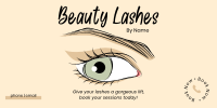 Beauty Lashes Twitter Post