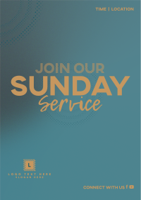 Sunday Service Poster