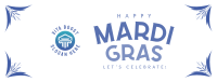 Festive Mardi Gras Facebook Cover Image Preview