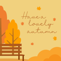 Autumn Greetings Instagram Post Design