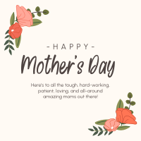 Mother's Day Ornamental Flowers Linkedin Post
