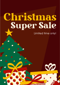 Christmas Super Sale Poster