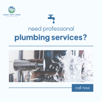 Professional Plumbing Services Instagram Post