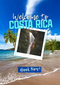 Paradise At Costa Rica Poster Design