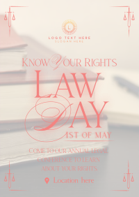 Law Day Greeting Flyer