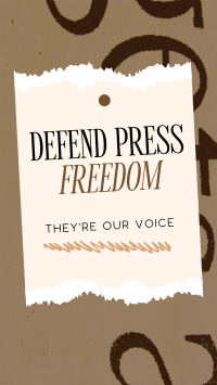 Defend Press Freedom Instagram Reel Image Preview