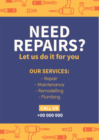 Home Repair Need Help Flyer