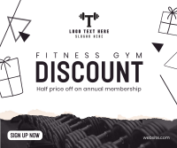 Christmas Gym Discount Facebook Post