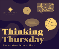 Thinking Thursday Blobs Facebook Post