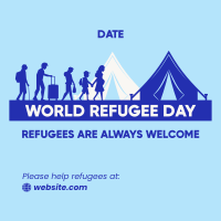 Welcome Refugee Day Instagram Post