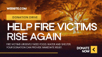 Fire Donation Drive Animation