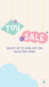 Cute Toys Sale Promo Instagram Story Design