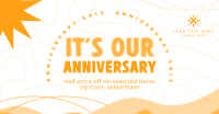 Anniversary Discounts Facebook Ad