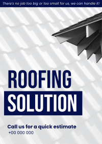 Roofing Solution Poster