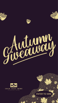 Autumn Season Giveaway Instagram Story