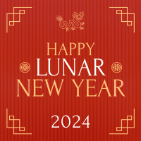 Lunar Year Red Envelope Linkedin Post Design