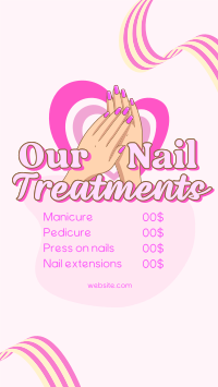 Nail Treatments List TikTok Video