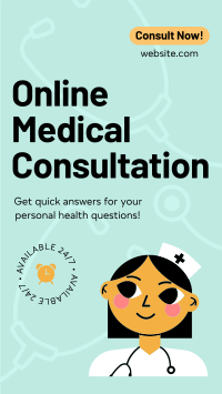 Online Medical Consultation Instagram Reel Image Preview