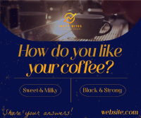 Coffee Customer Engagement Facebook Post