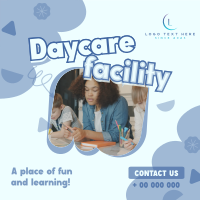 Cute Daycare Facility Linkedin Post
