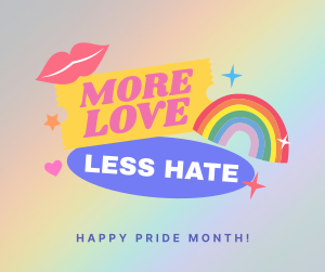 More Love, Less Hate Facebook Post Image Preview