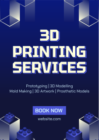 3D Printing Services Flyer