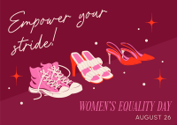 Empower Women Greeting Postcard