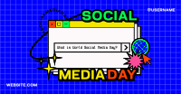 Retro Social Media Facebook Ad