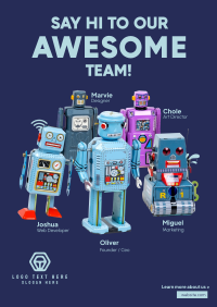 Team Bots Poster