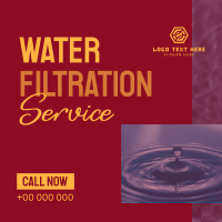 Water Filtration Service Instagram Post