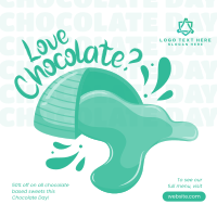 Chocolate Lover Instagram Post