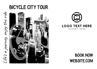 Bike and the City Postcard